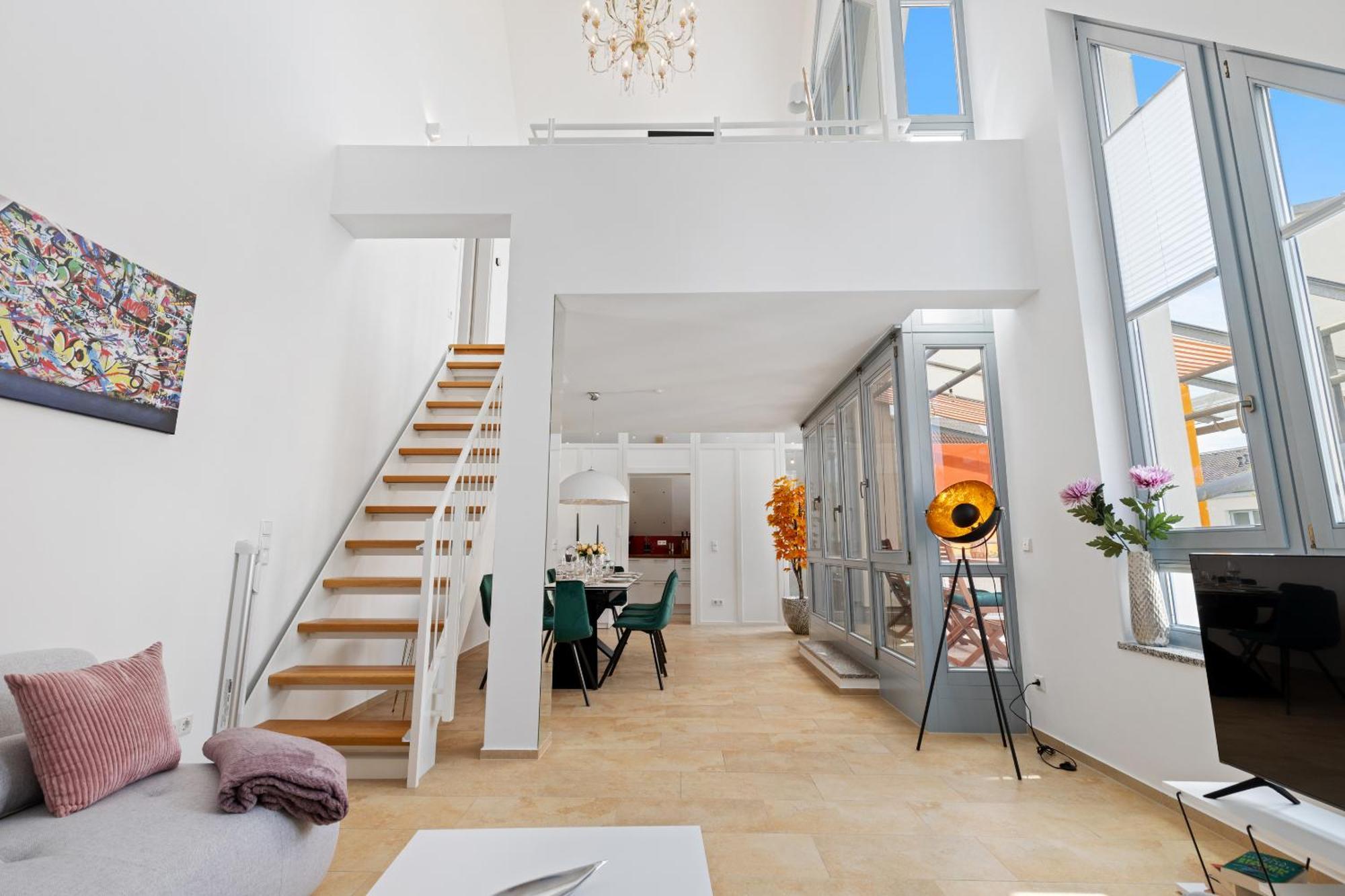 Helloflats - Luxus-Penthouse - Balkon - Parking - Zentrum - Therme - Naehe Flughafen Muc ايردينغ المظهر الخارجي الصورة