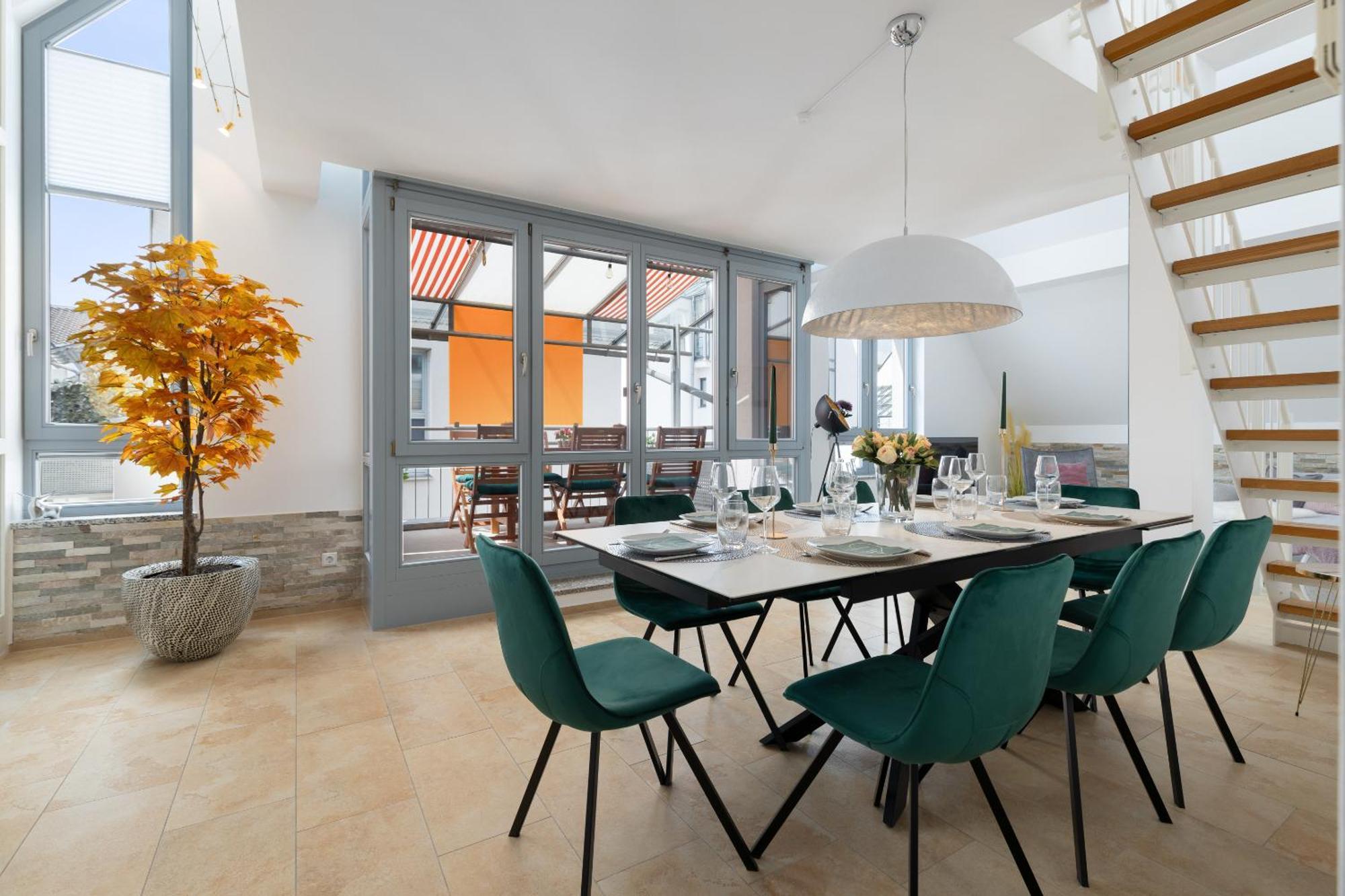 Helloflats - Luxus-Penthouse - Balkon - Parking - Zentrum - Therme - Naehe Flughafen Muc ايردينغ المظهر الخارجي الصورة